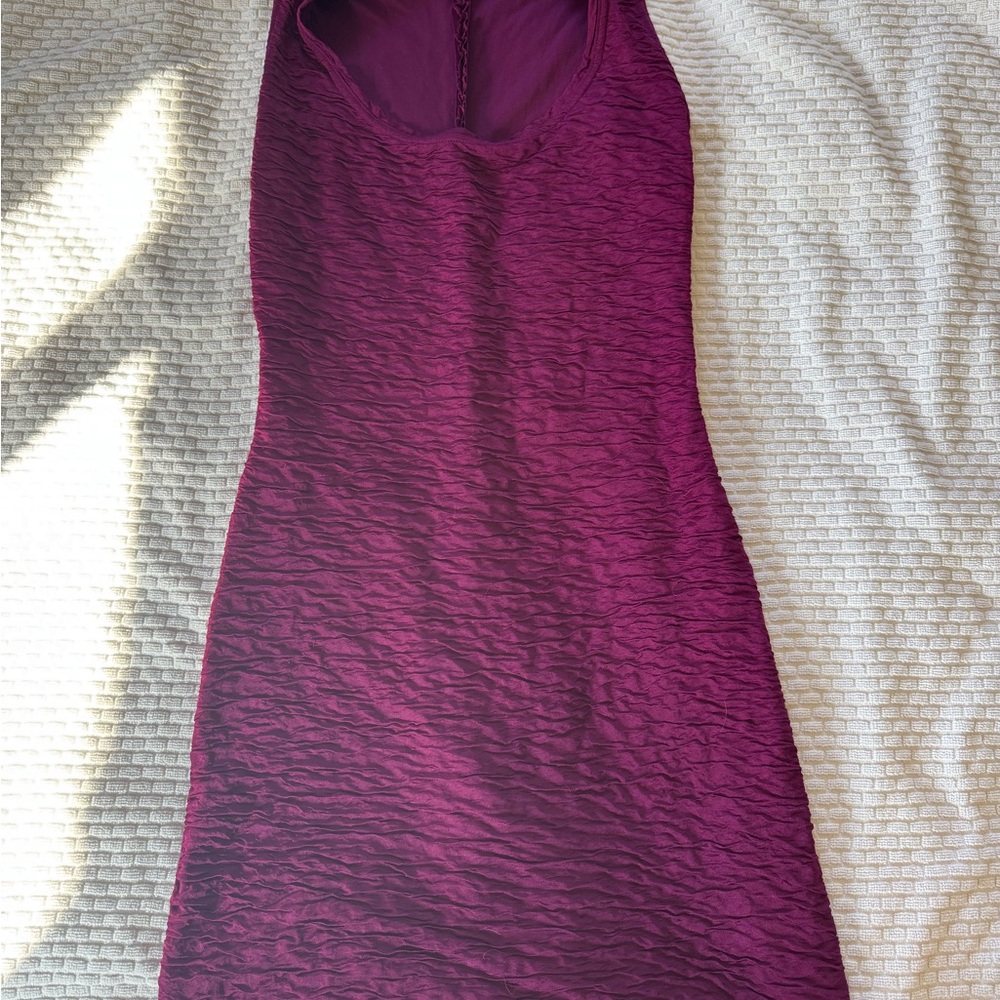 Magenta Mini Dress